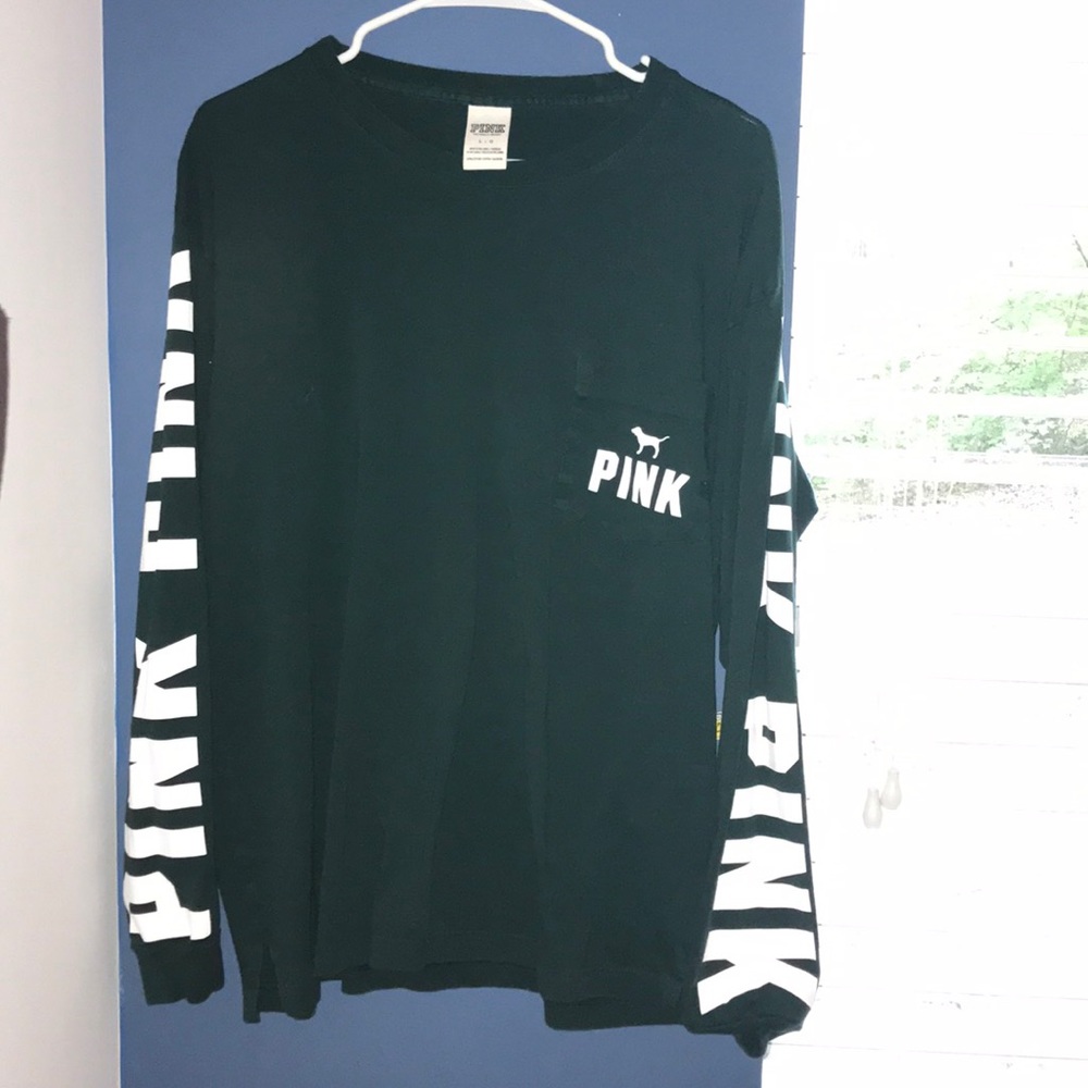 Pink brand shirt
